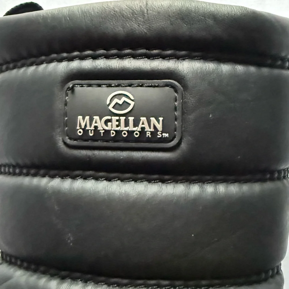 Black Quilted Winter‎ Boots